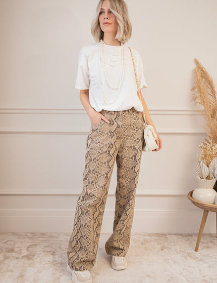 Python Perfect Taupe - Broek