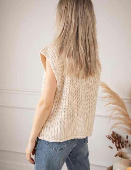 Anita Knit Beige - Vest