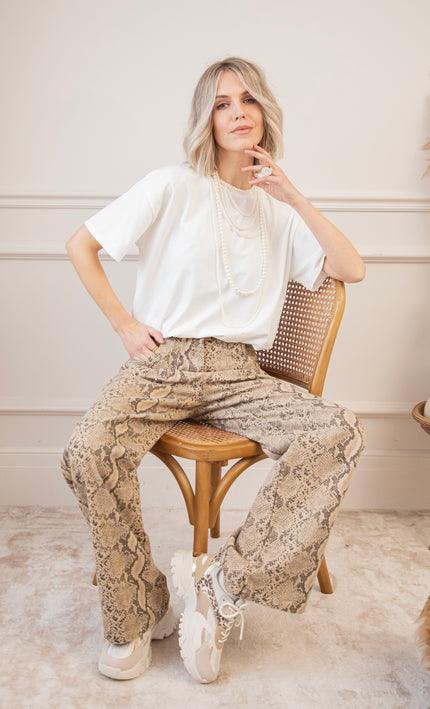 Python Perfect Taupe - Broek