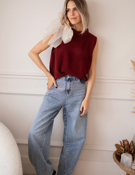 Knit Knot Bordeaux - Debardeur