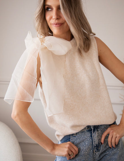 Debardeur - Knit Knot - Beige