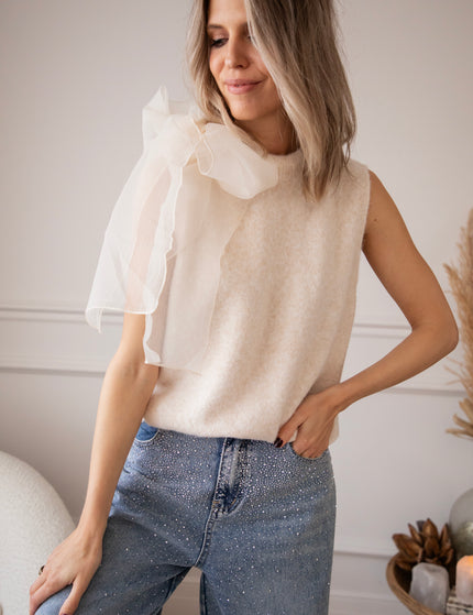 Debardeur - Knit Knot - Beige