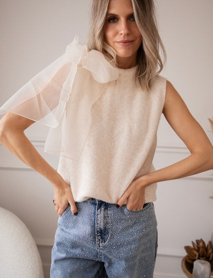 Debardeur - Knit Knot - Beige