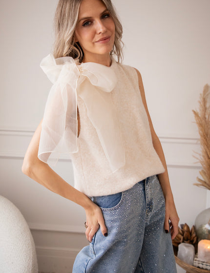 Debardeur - Knit Knot - Beige