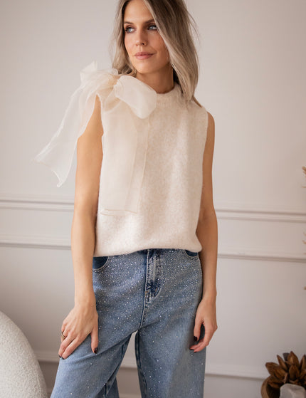 Debardeur - Knit Knot - Beige