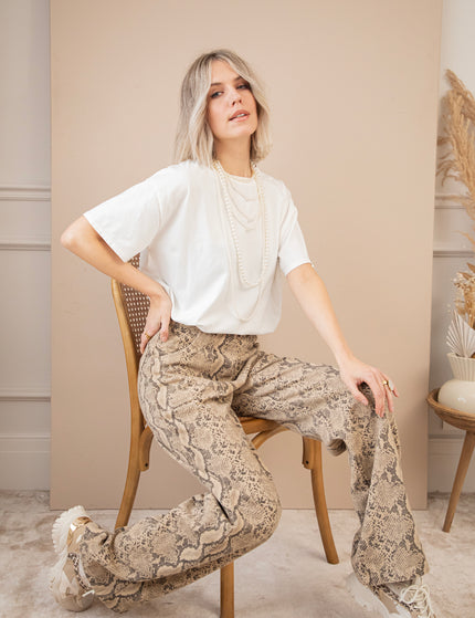 Python Perfect Taupe - Broek