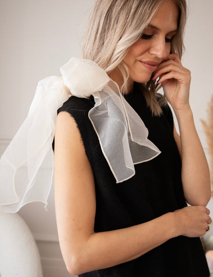 Knit Knot Black - Debardeur