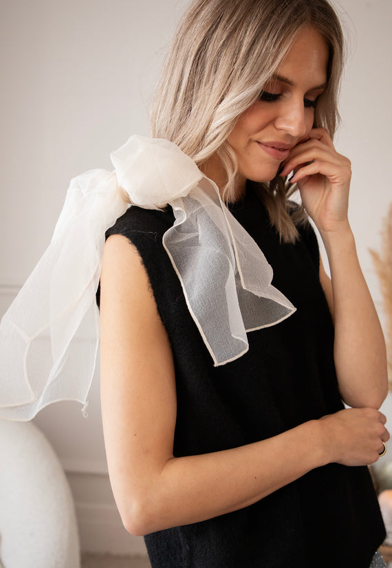 Knit Knot Black - Debardeur