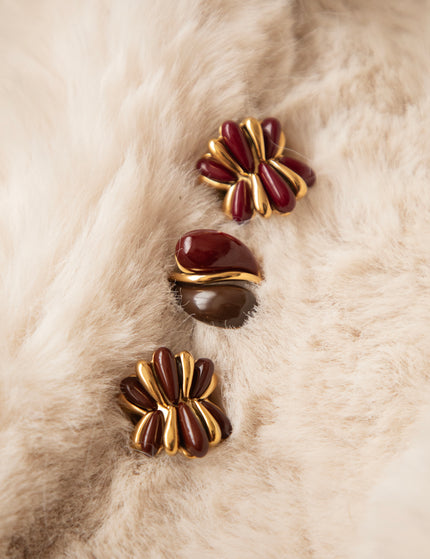 All Around Gold/Burgundy - Ring