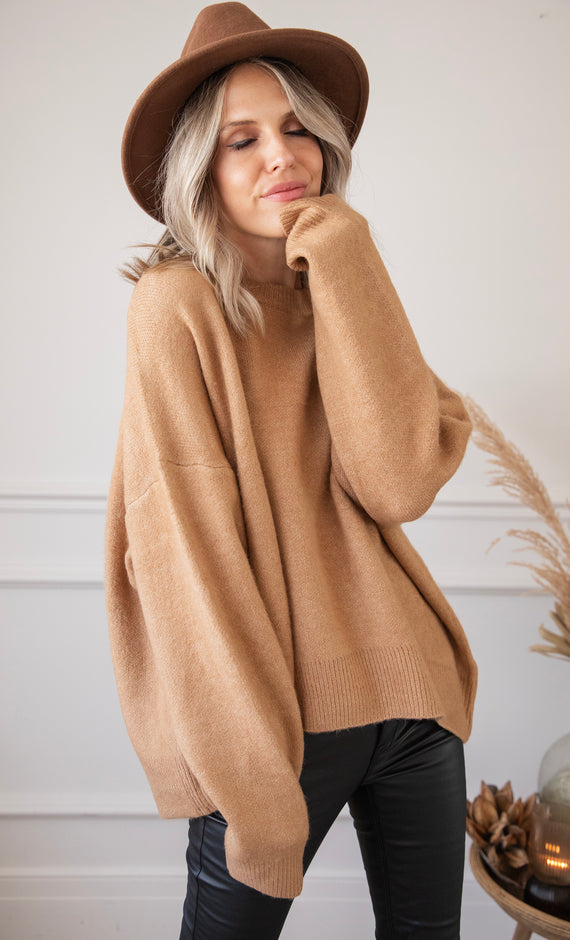 Baggy Lee Camel - Trui