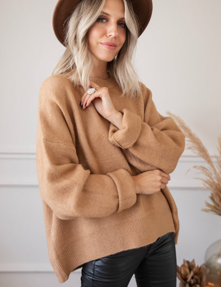 Baggy Lee Camel - Sweater