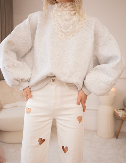 Heart Wide Open White - Jeans