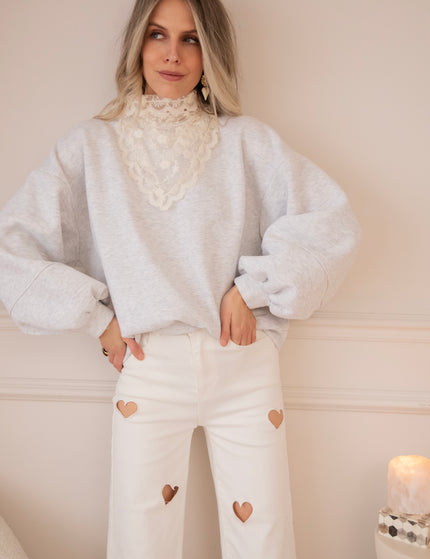 Heart Wide Open White - Jeans