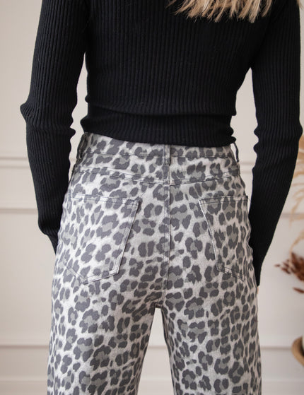 Enjoy The Wildlife Off White/Grey - Broek