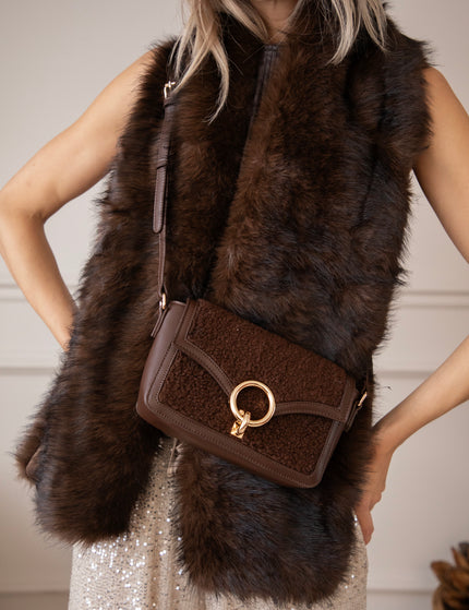 Teddy Loop Brown - Handtas