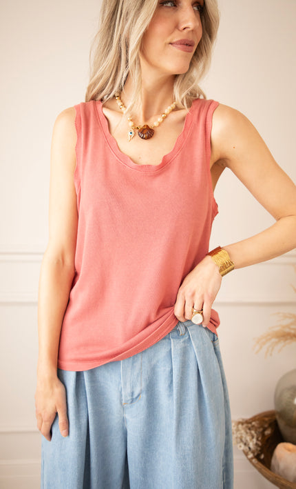 Nuria Wave Raspberry - Top