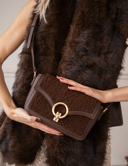 Teddy Loop Brown - Handtas