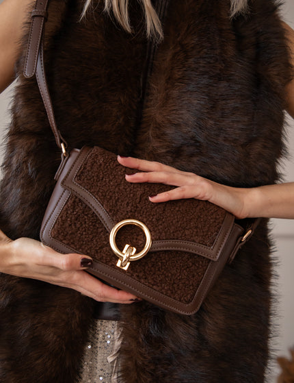 Teddy Loop Brown - Handtas