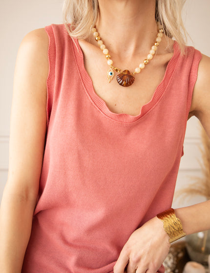 Nuria Wave Raspberry - Top