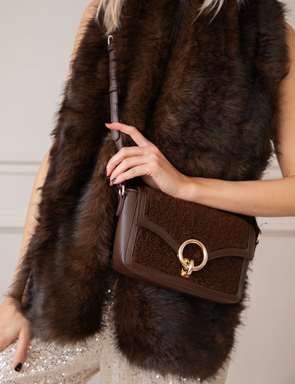 Teddy Loop Brown - Handtas