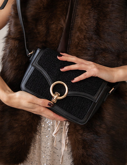 Teddy Loop Black - Handtas