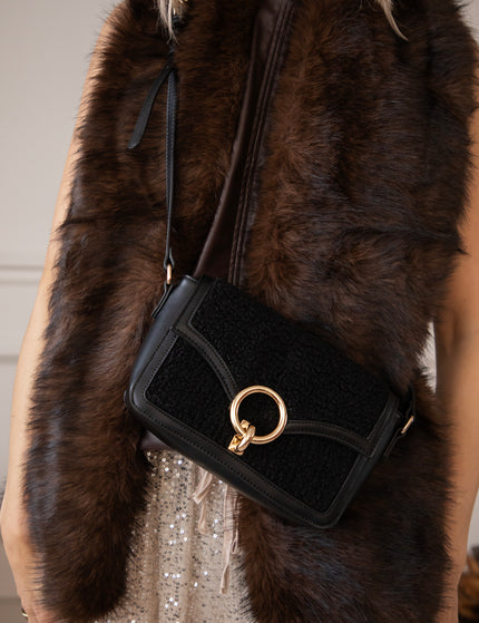 Teddy Loop Black - Handtas