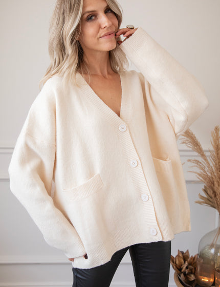 Baggy Lee Beige - Cardigan