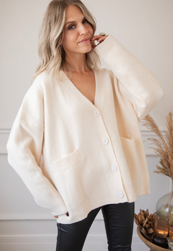 Baggy Lee Beige - Cardigan