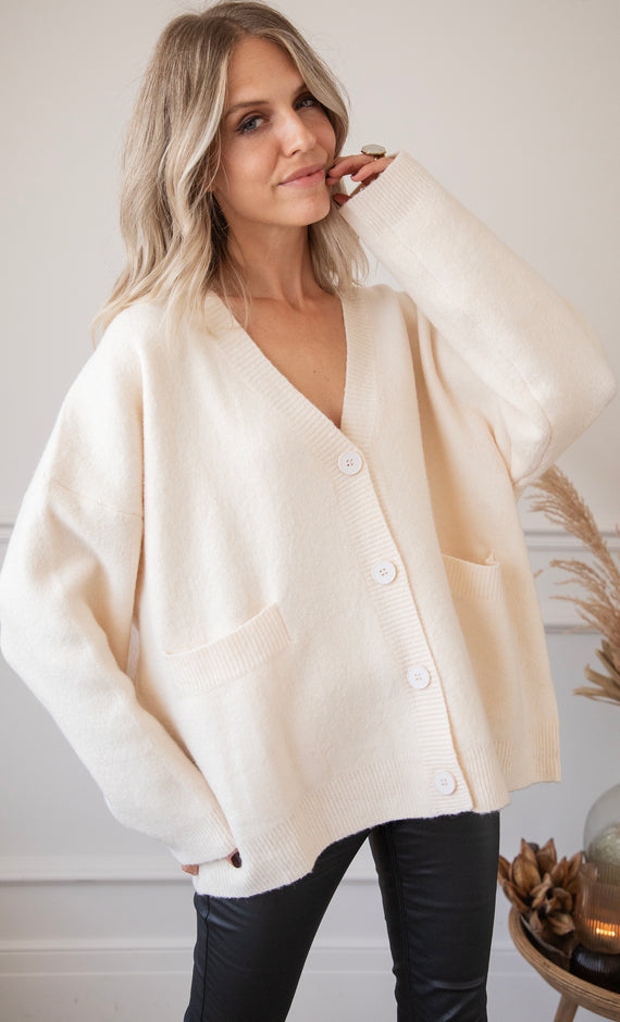 Baggy Lee Beige - Cardigan