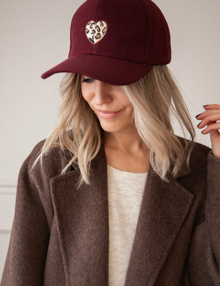 Cap - Wild At Heart - Burgunderrot