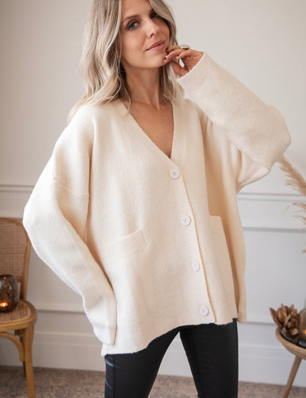 Baggy Lee Beige - Cardigan