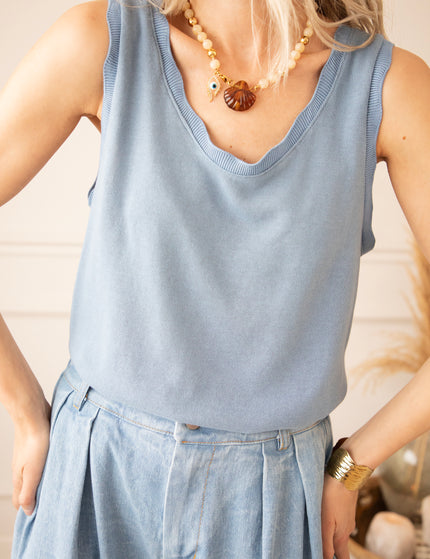 Nuria Wave Blue - Top