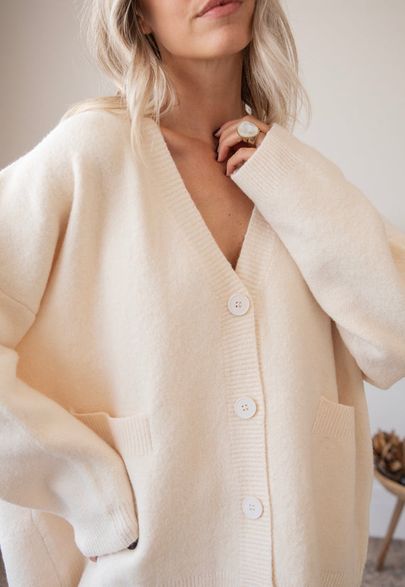 Baggy Lee Beige - Cardigan