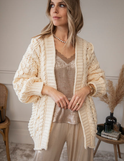 Strickjacke - Cozy Season Knit - Cream