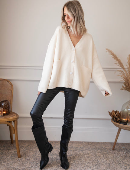Baggy Lee Beige - Cardigan