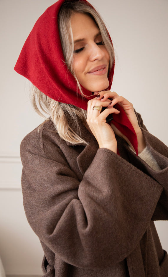 Frosty Bordeaux - Sjaal
