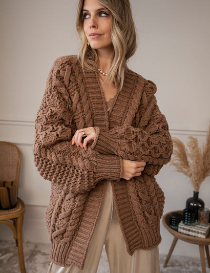 Cozy Season Knit Camel - Vest