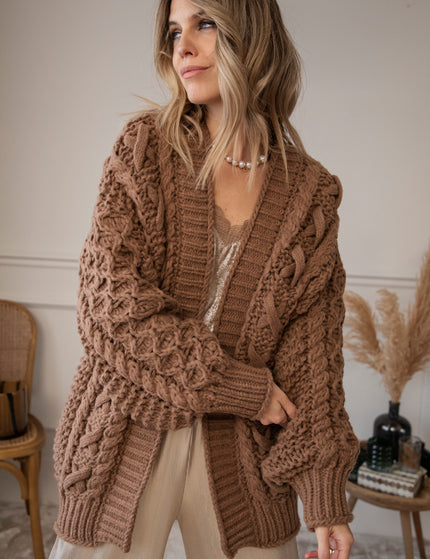 Cozy Season Knit Camel - Vest