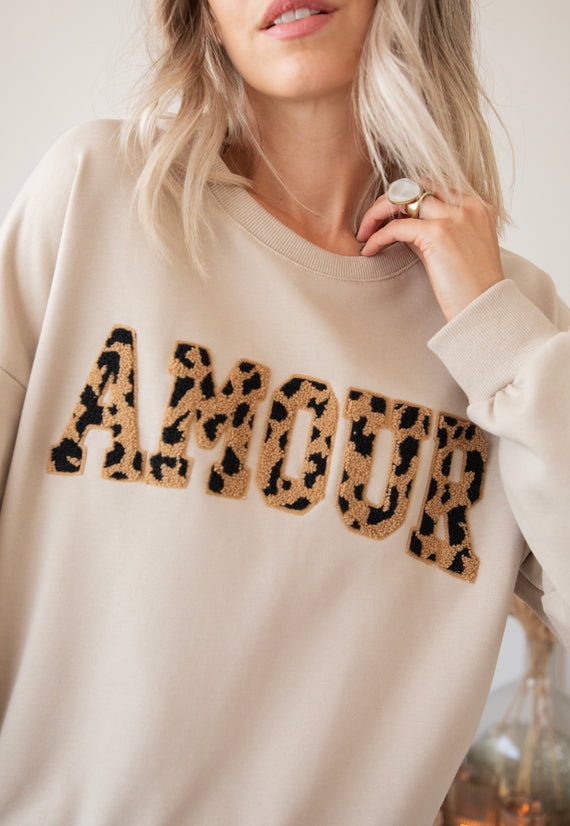 Wild Spots Amour Beige - Sweater