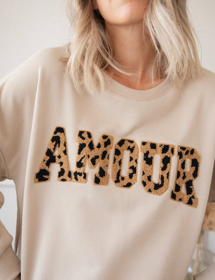 Pullover - Wild Spots Amour - Beige