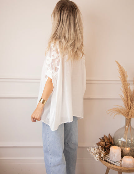 Lace & Light White - Blouse