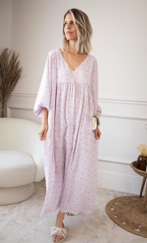Maud Fleur Lila - Maxi Jurk