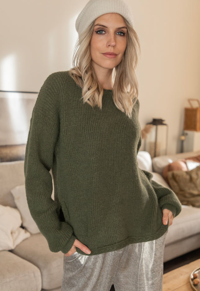 Pullover - Carrie Cable - Khaki