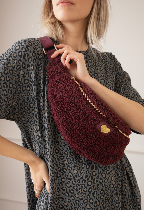 Carry Love With You Ted Burgundy - Hip Bag