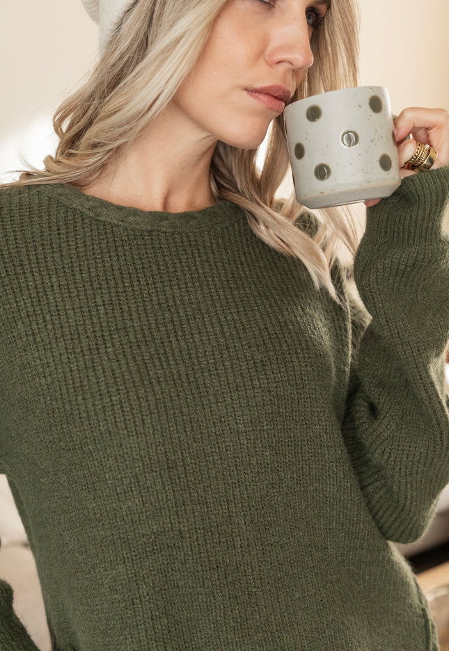 Pullover - Carrie Cable - Khaki