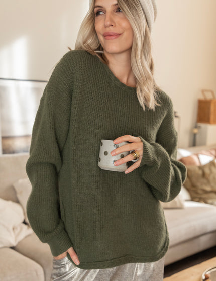 Pullover - Carrie Cable - Khaki