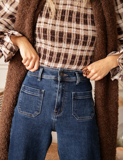 Meet Me In Plaid Brown/Beige - Blouse