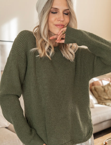 Pullover - Carrie Cable - Khaki