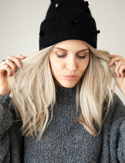 Beanie Glow Black - Muts