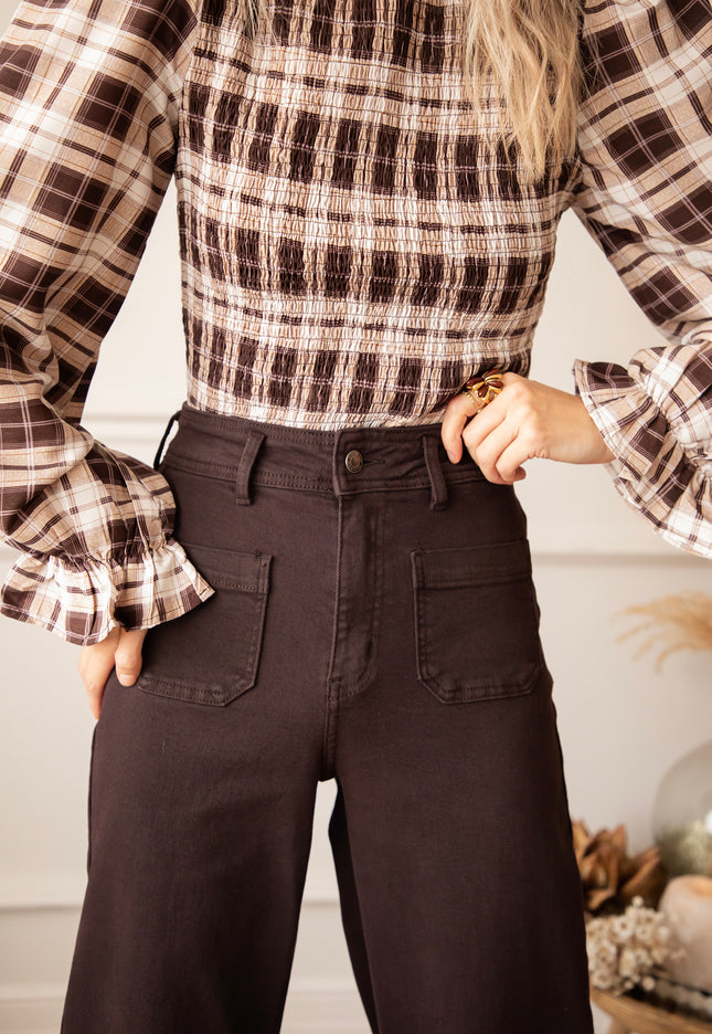 Jeans - Penny Pockets - Aubergine